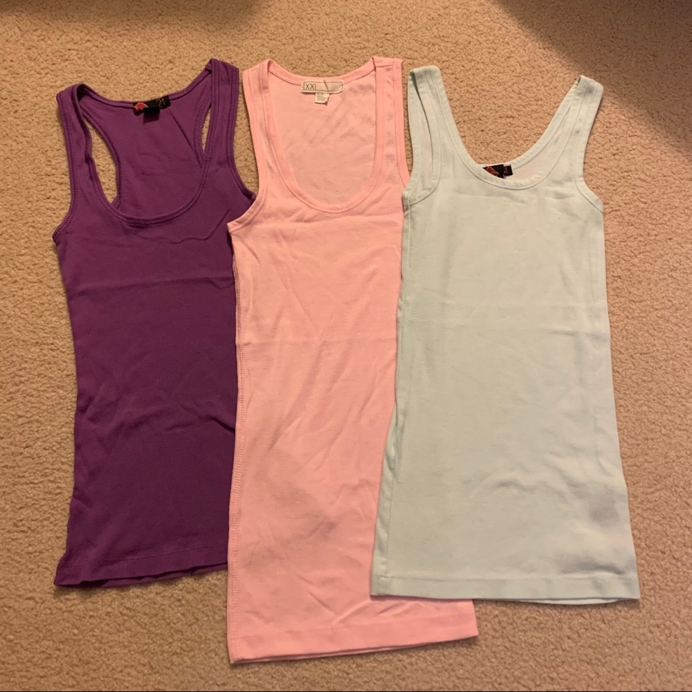 Bundle of Forever21 tank tops